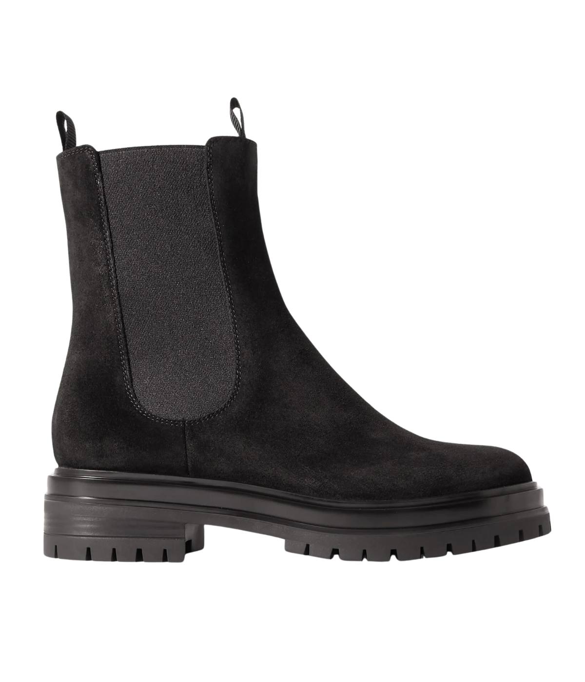 Chester Suede W Fur In Blackblack