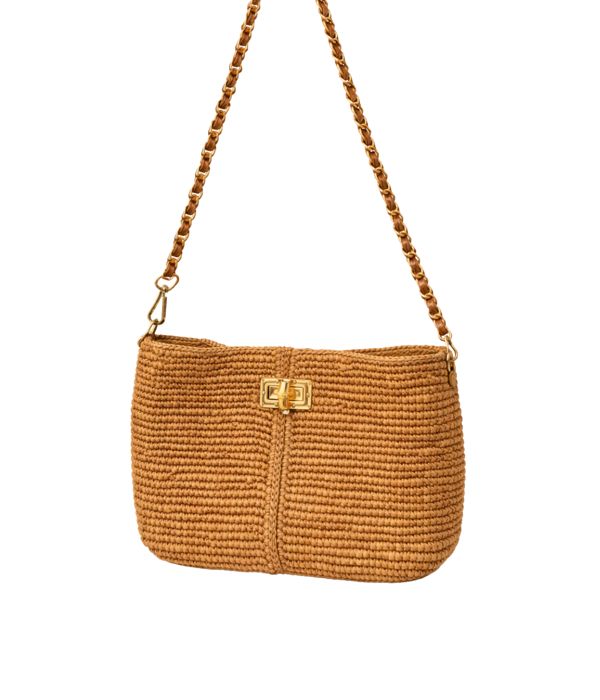 Cannelle Bag in Gold & Camel
