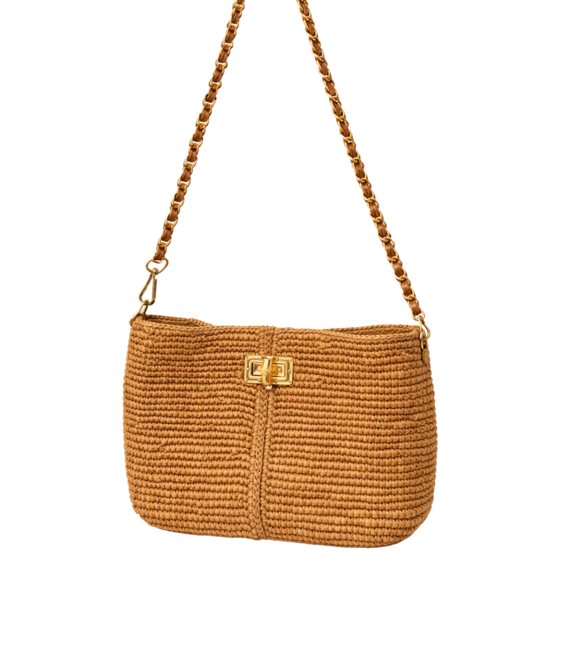 Cannelle Bag in Gold & Camel