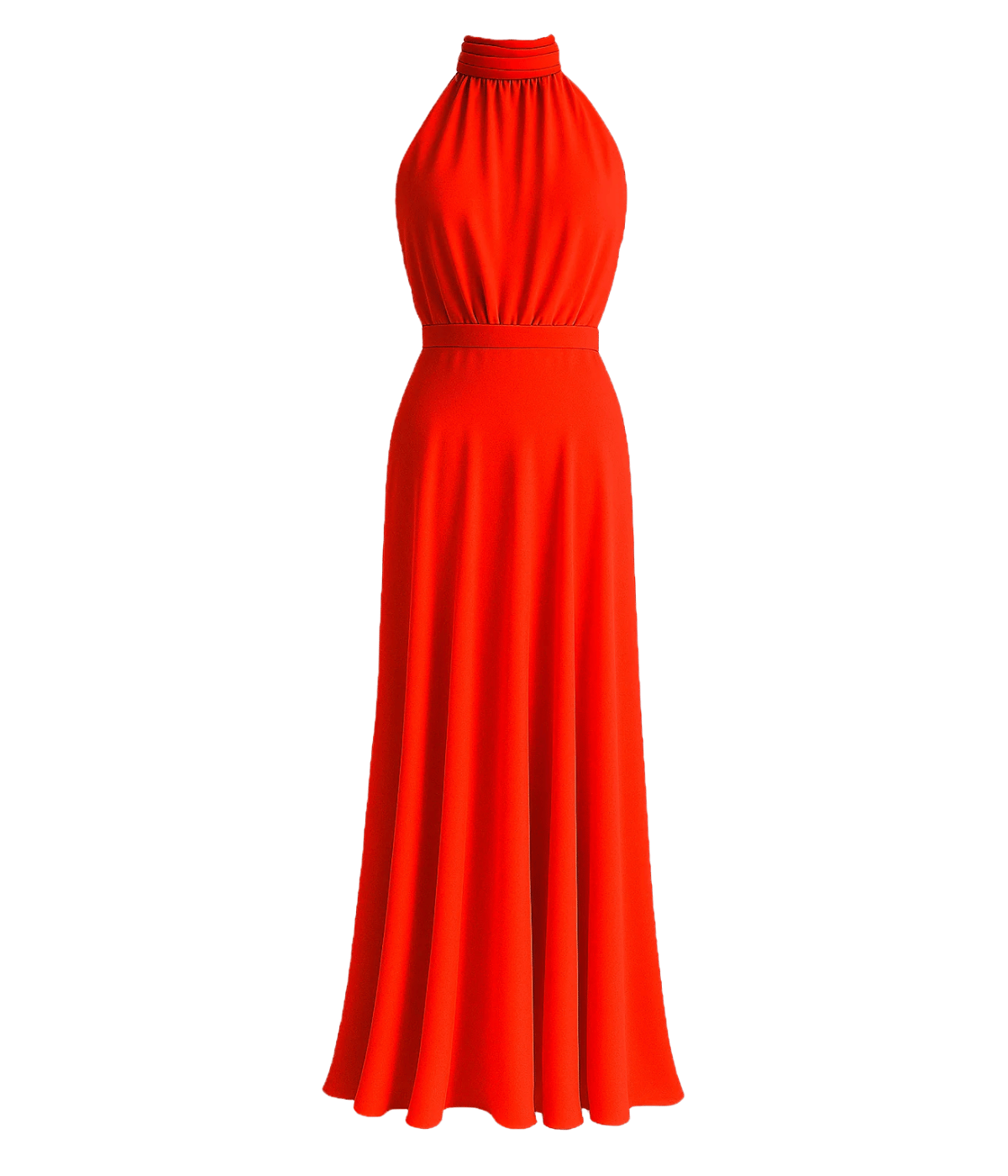 Giovanna Closed Dress In Coral
