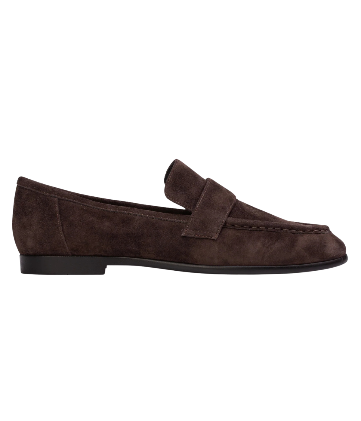 Arrow Loafer in Hot Fudge Suede