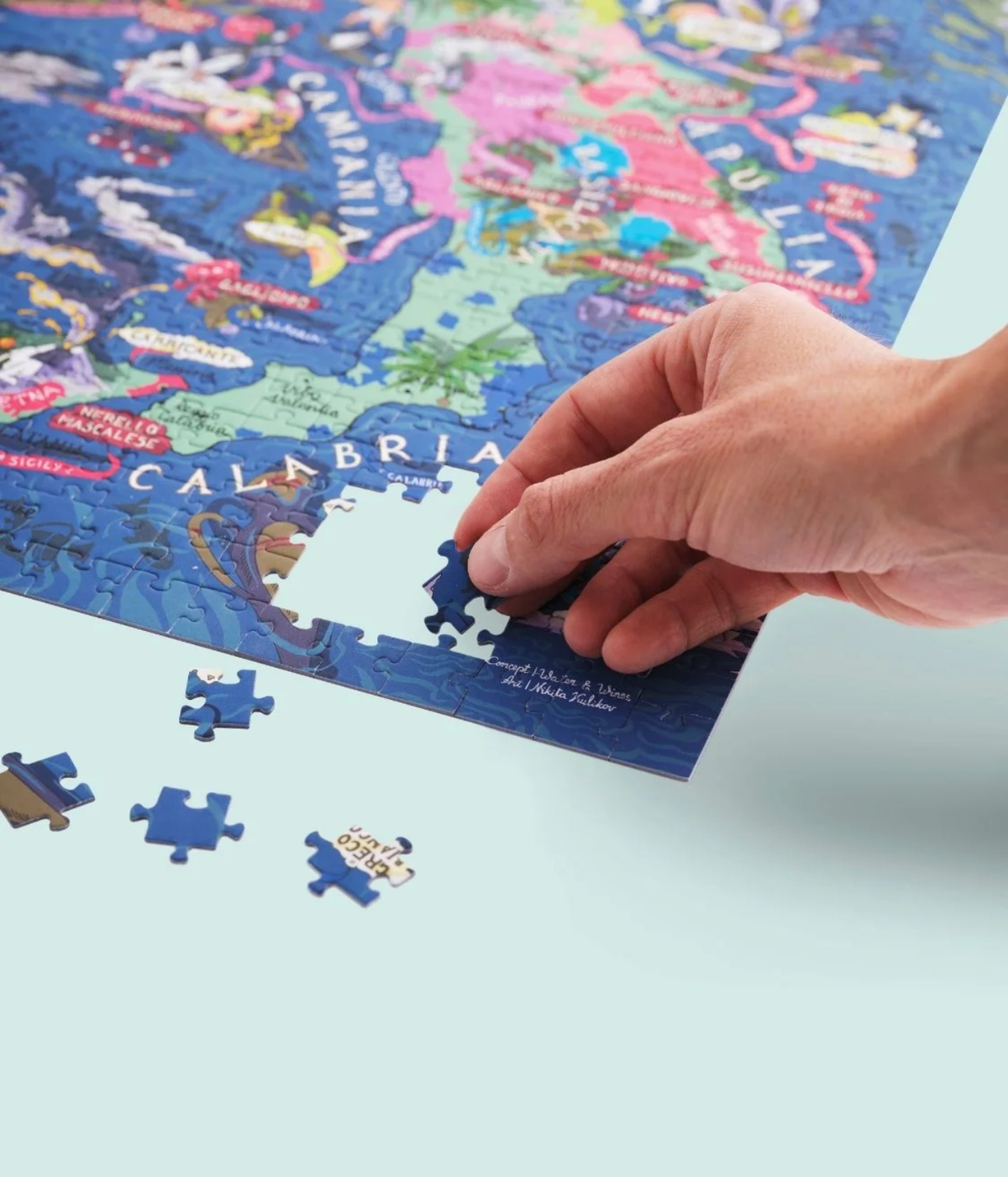 1000 Piece Puzzle of Italy