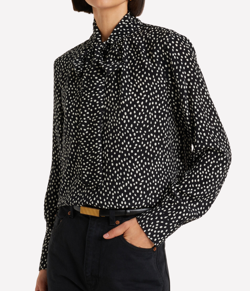 Janese Blouse in Wild Dot
