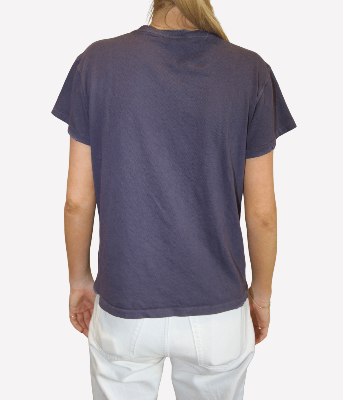 Blondie Crew Tee in Vintage Navy