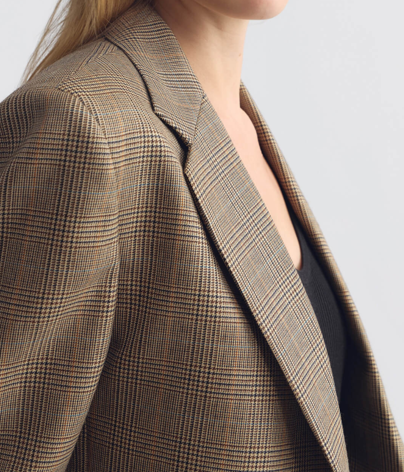 Swan Jacket In Glen Tan