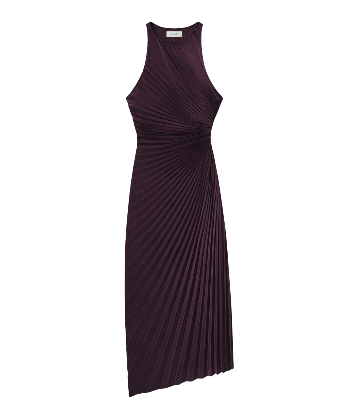 Reagan Dress in Deep Plum