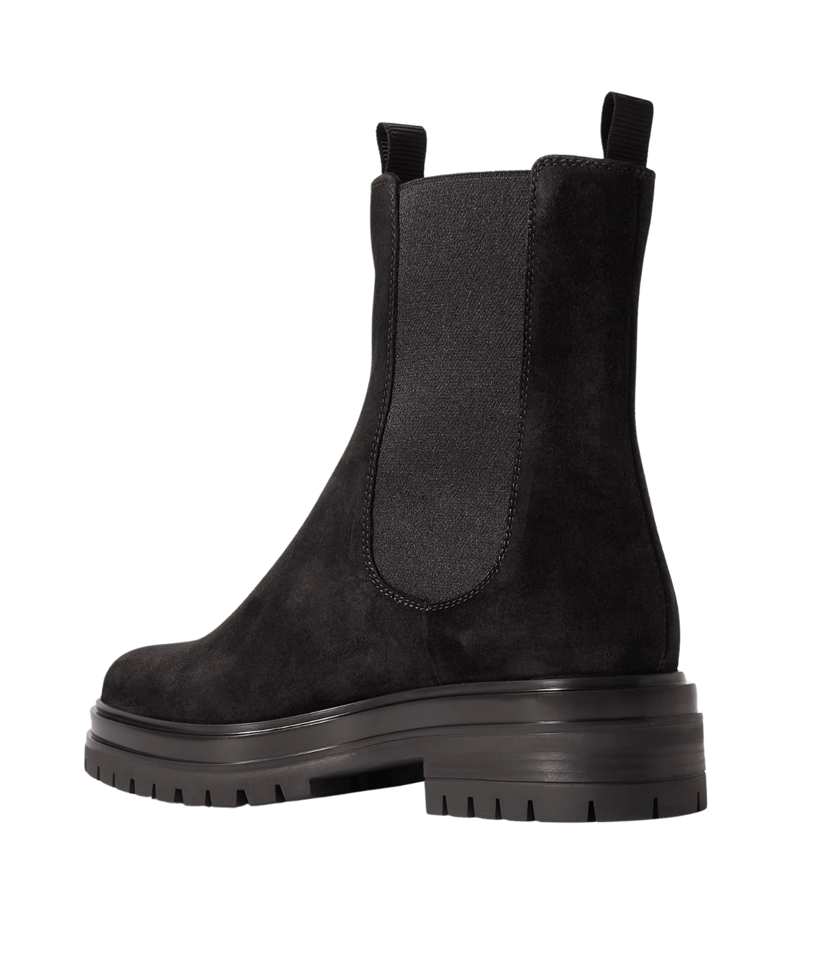 Chester Suede W Fur In Blackblack