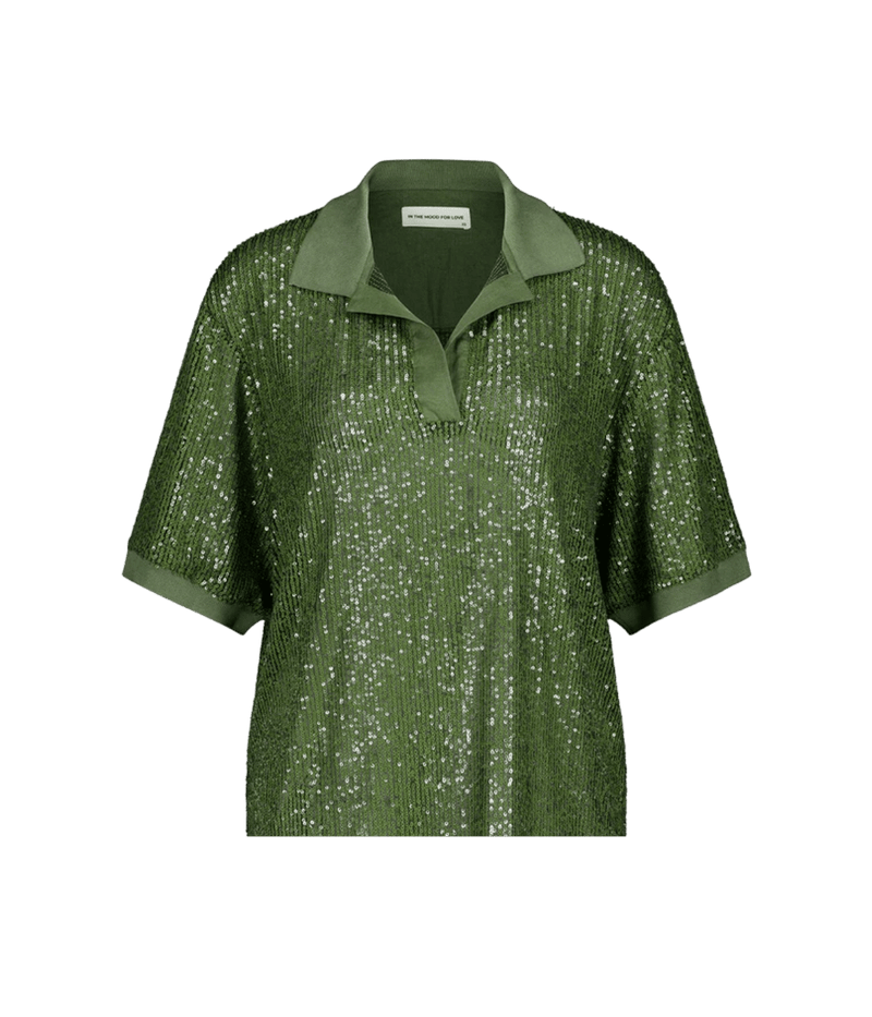Williams Top in Olive Green