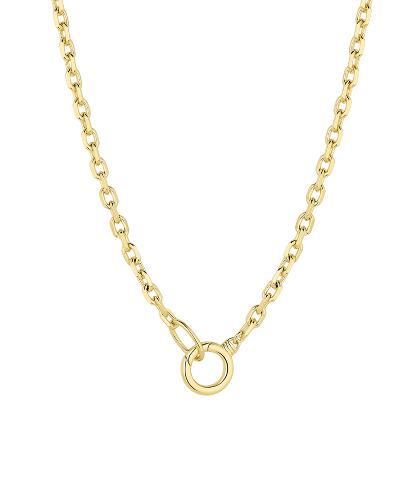 Asher Statement Necklace in 18K Gold