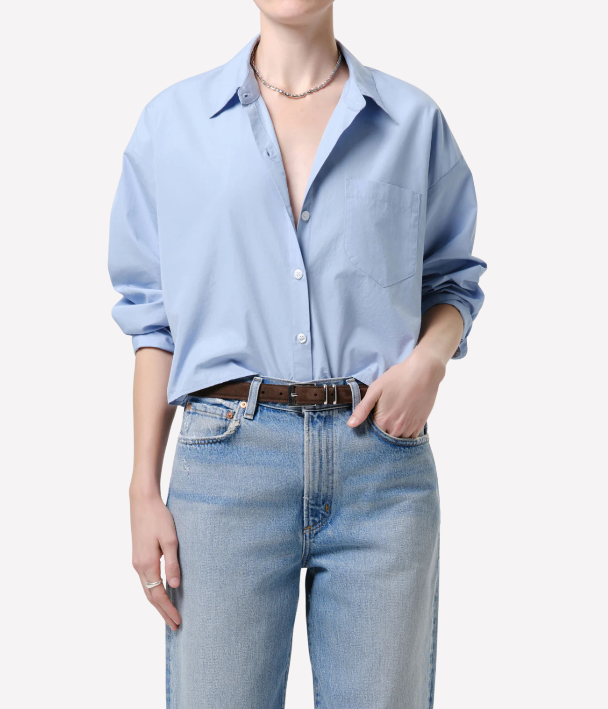Petit Ami Shirt In French Blue