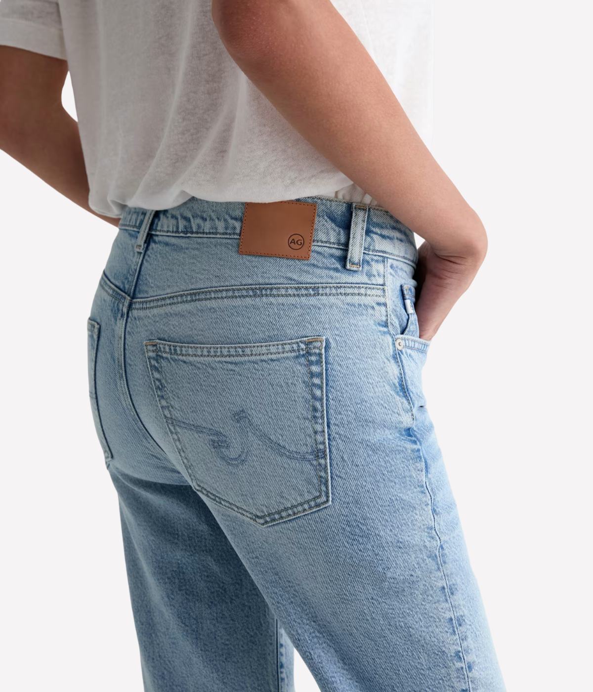 Brinley Crop Jean in Gold Country