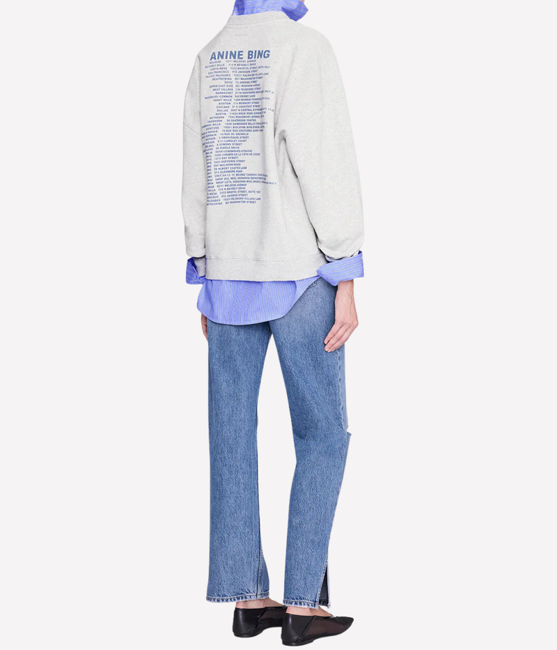 Miles Sweatshirt IN HEATHER GREY