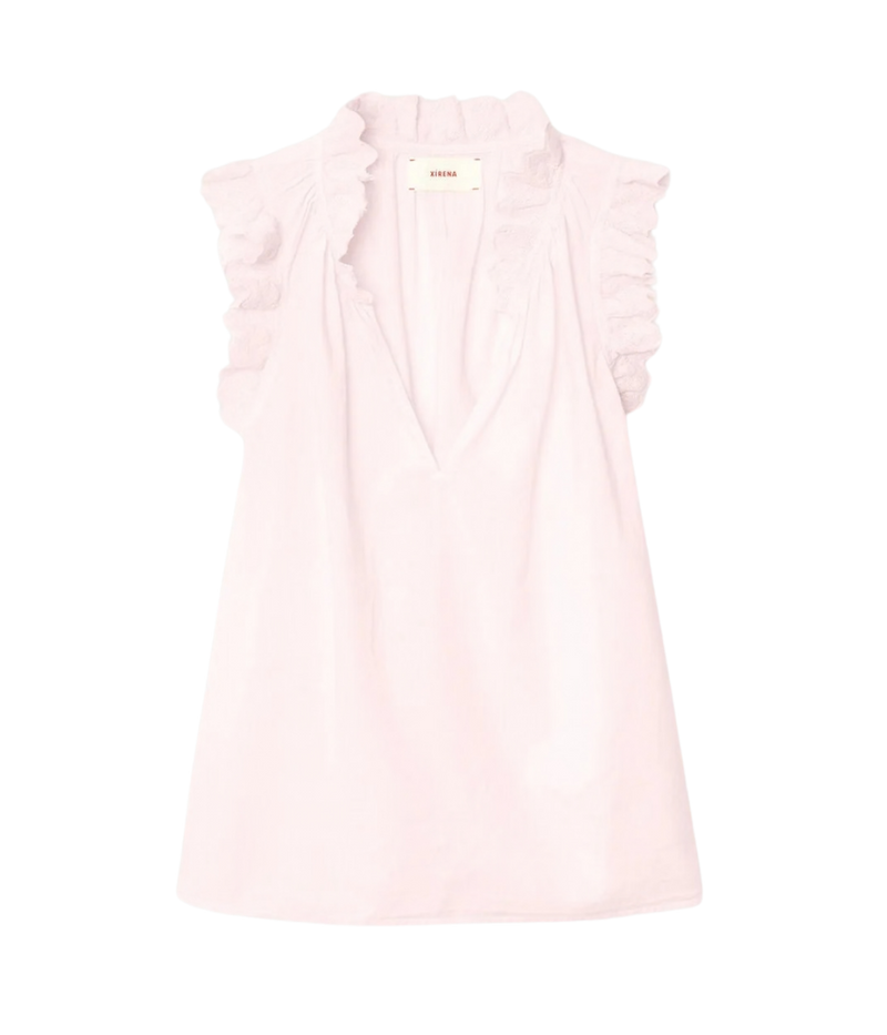 Bexie Top In Pale Rose