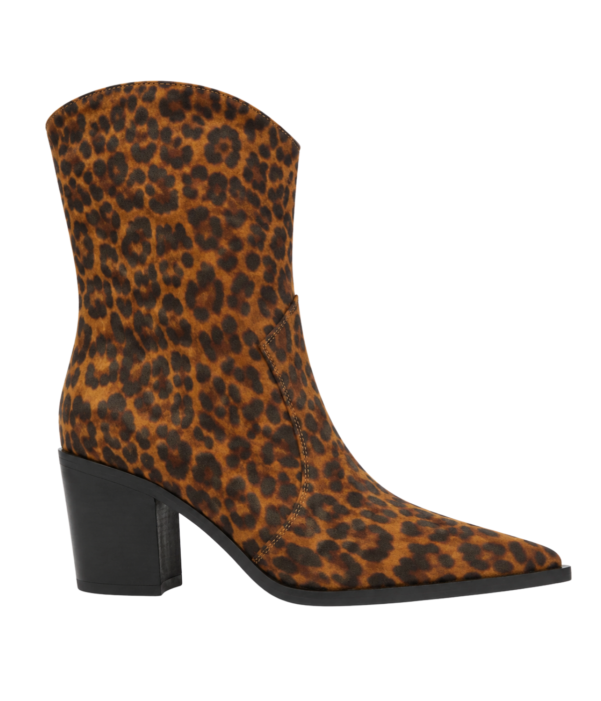 Denver Ankle Boot 80 in Almond Leopard Print