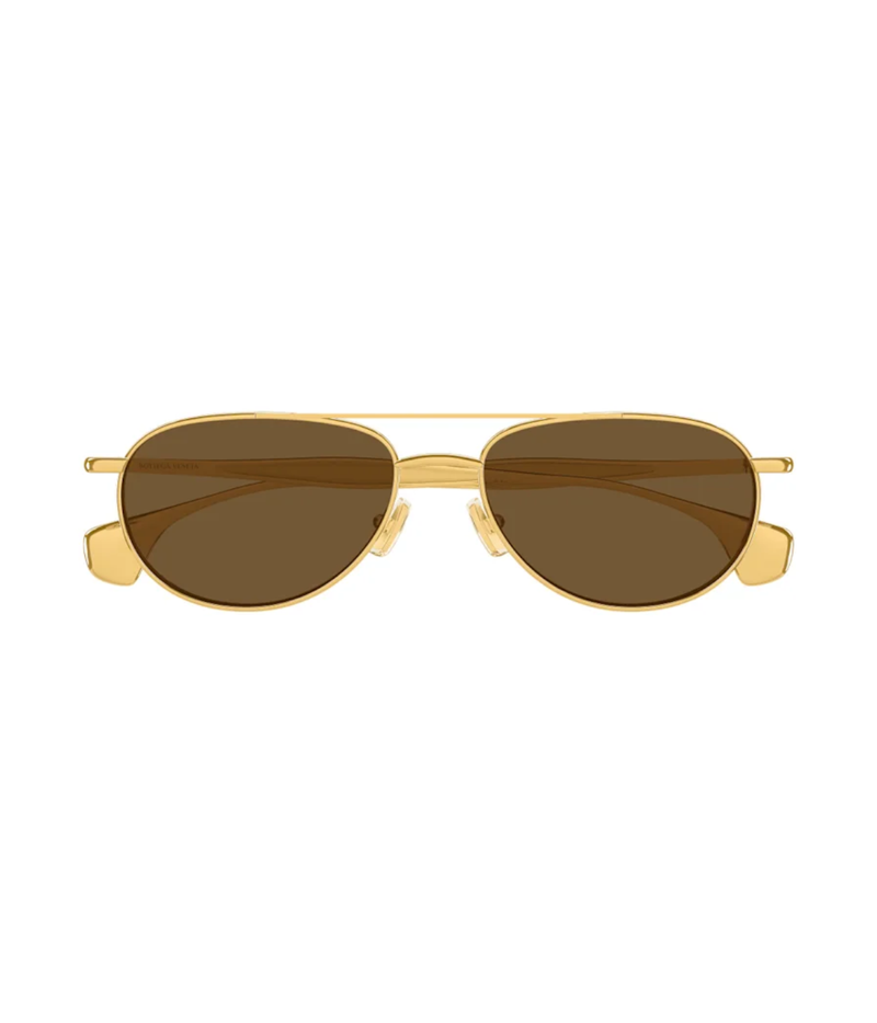 Small Round Wire Sunglasses in GOLD