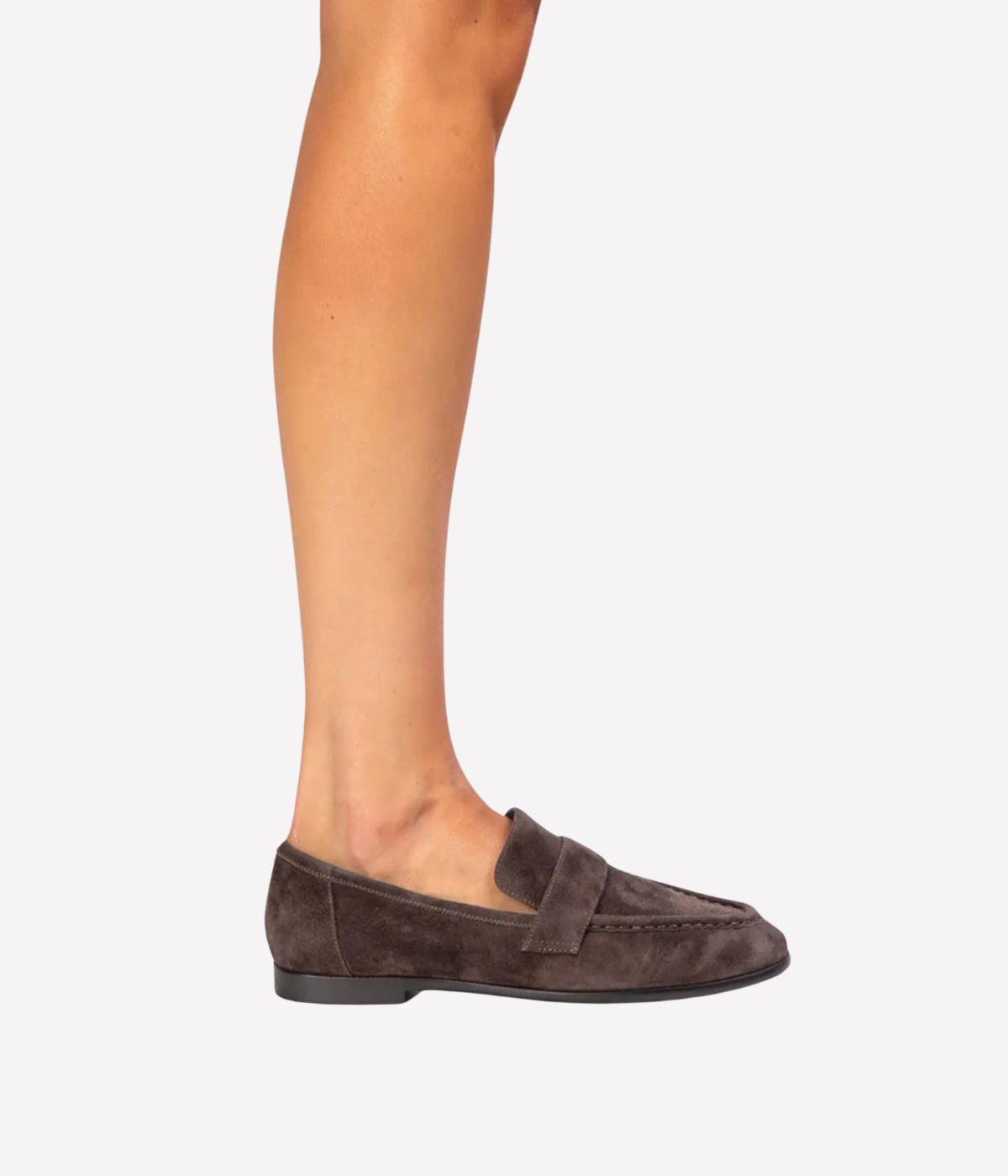 Arrow Loafer in Hot Fudge Suede