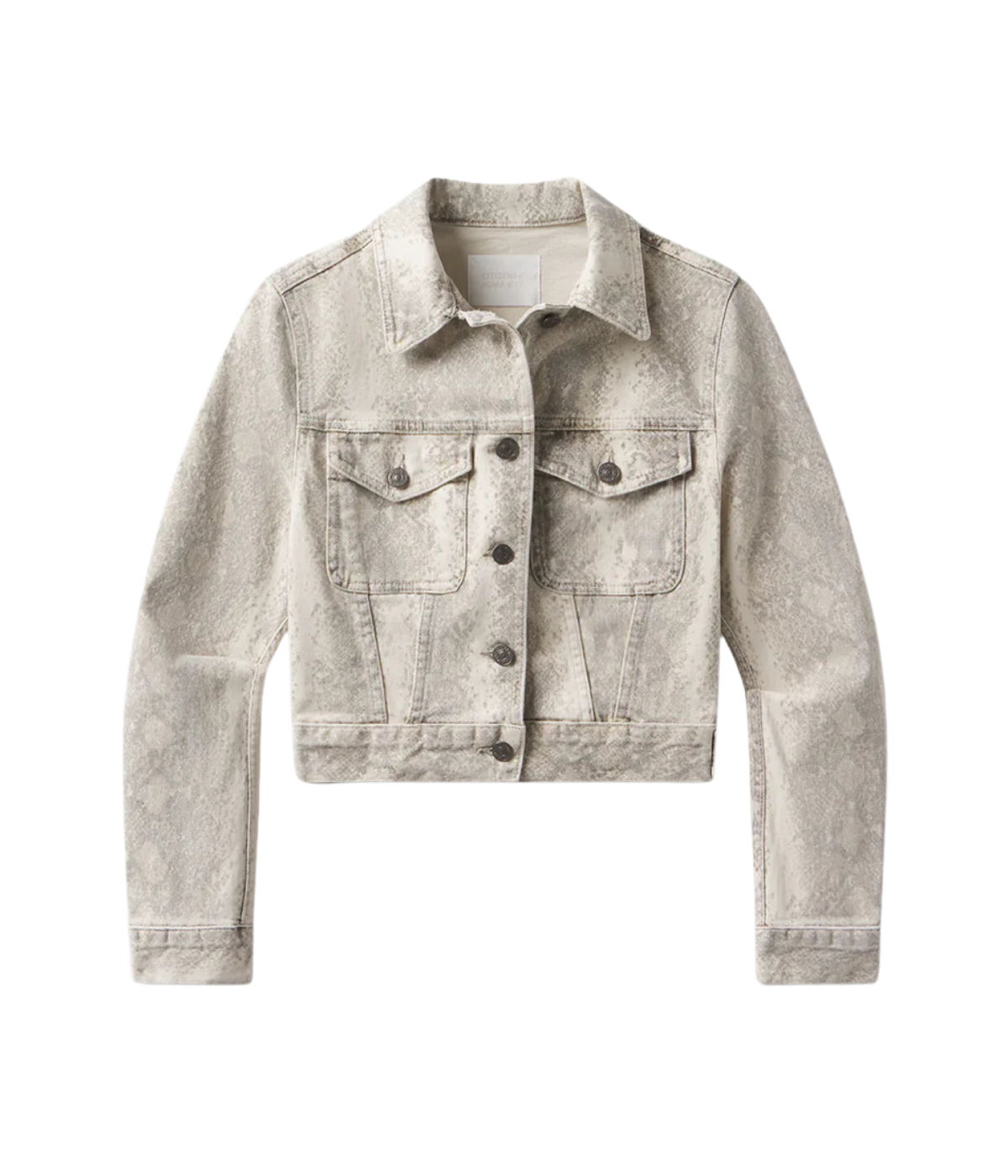 Charisse Shrunken Jacket in Python