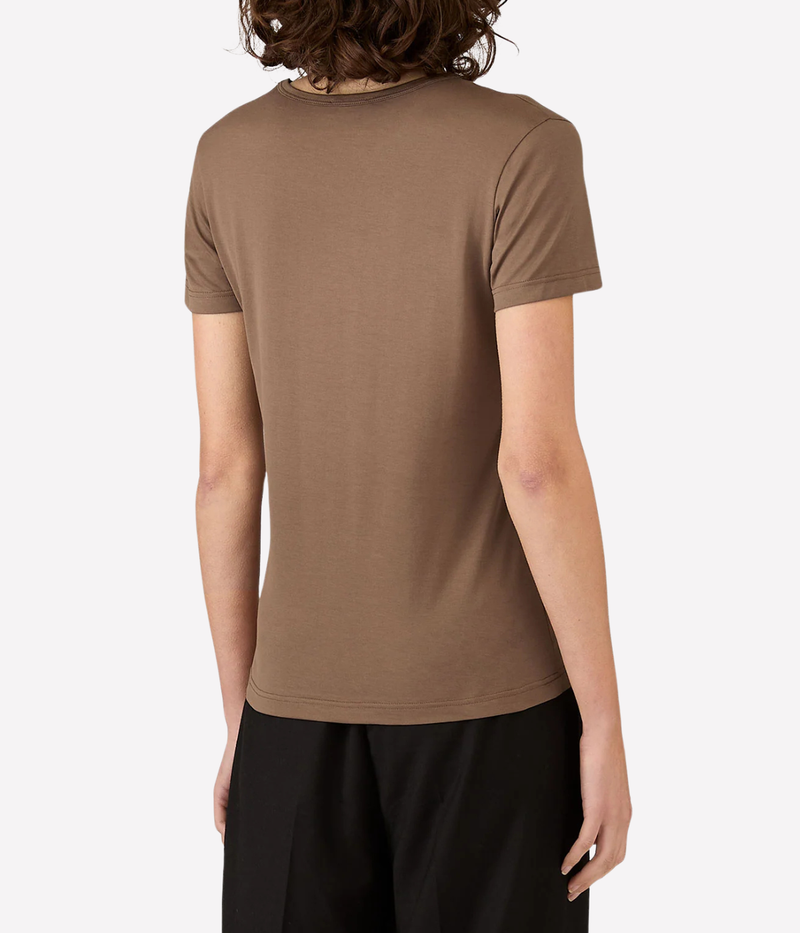 SS Crew Neck T-Shirt in Dark Cedar
