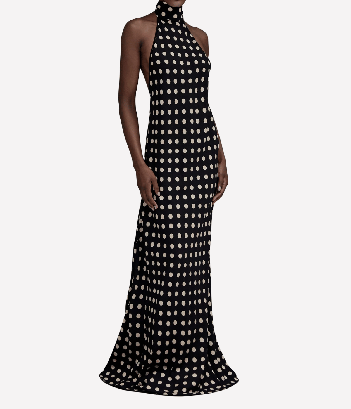 Jamie Maxi Dress in Dots Black