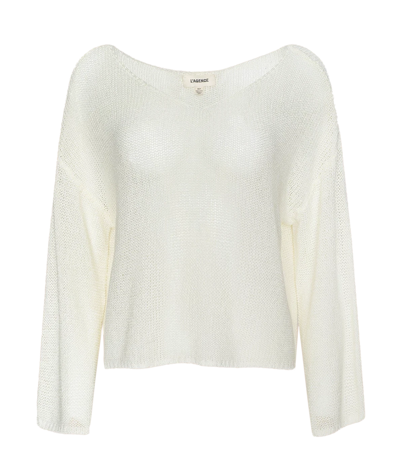 Ethan Knit Pullover in Vanilla