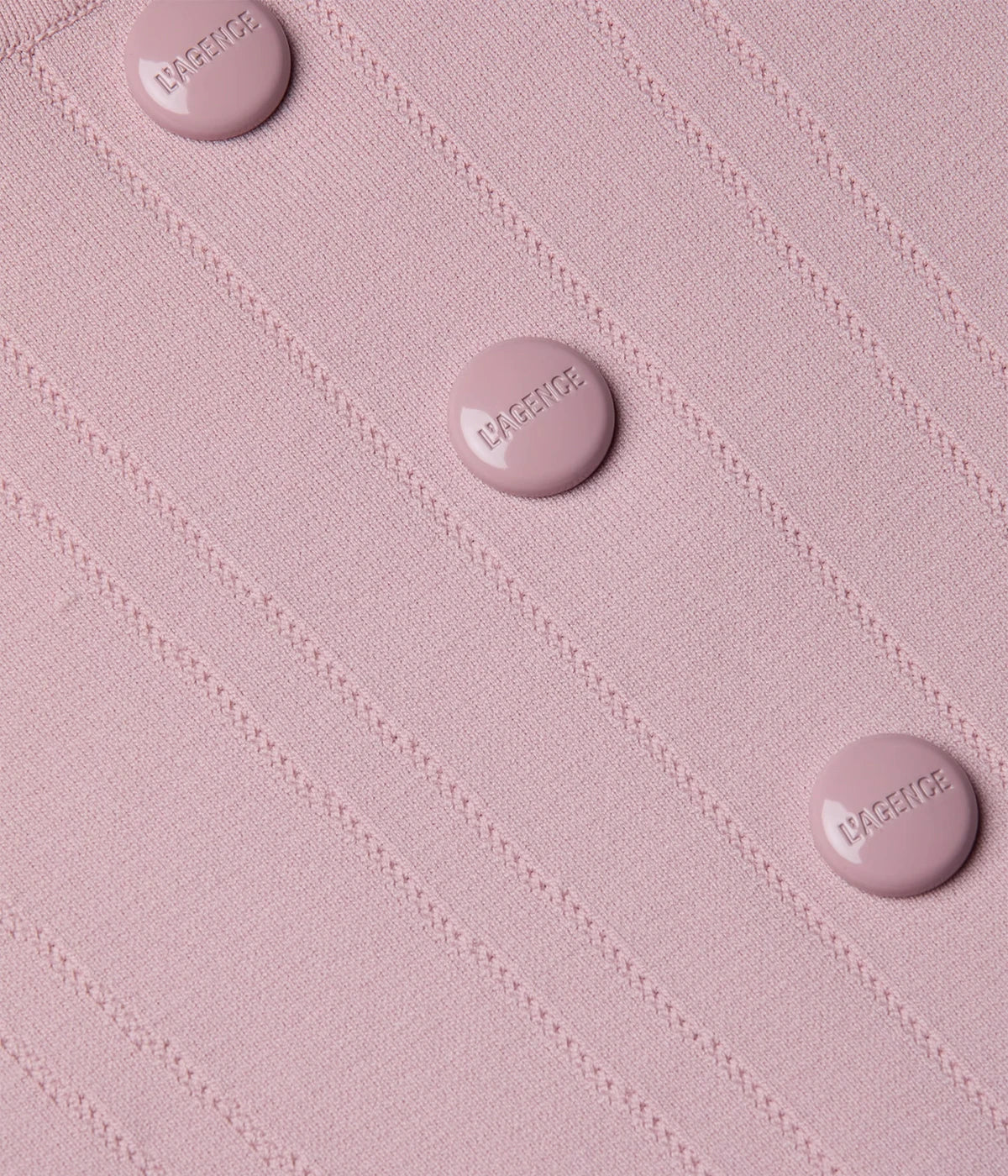 Dove Scoop Neck Knit Corset in Misty Rose