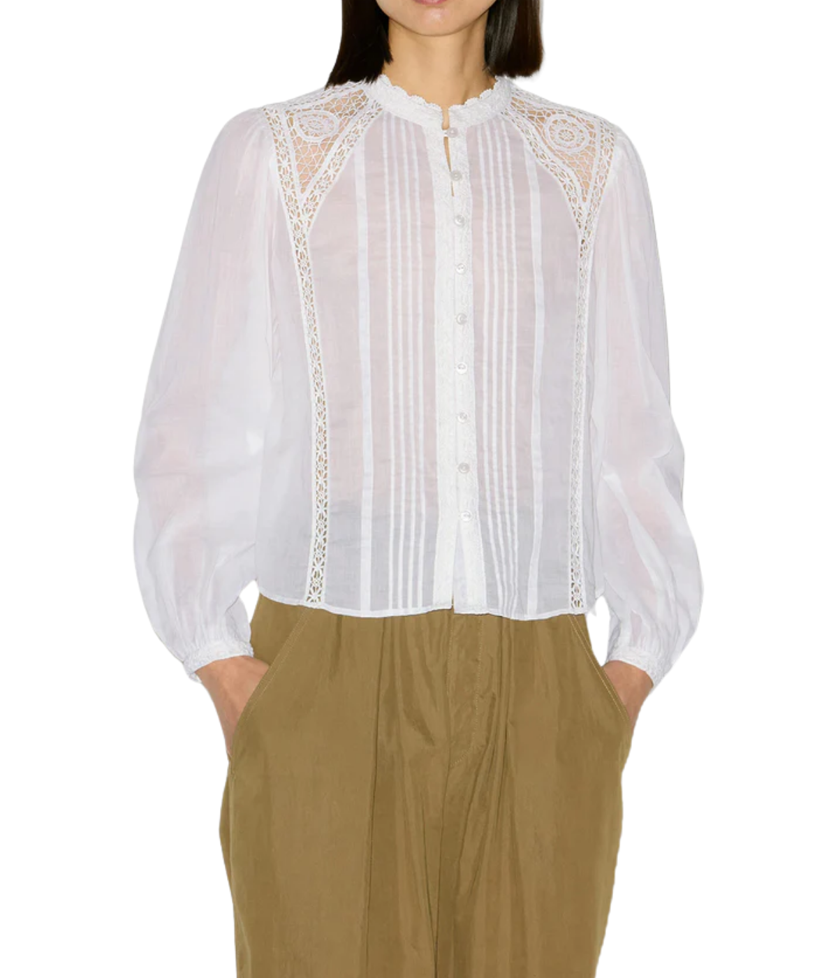 Greicy Blouse in White