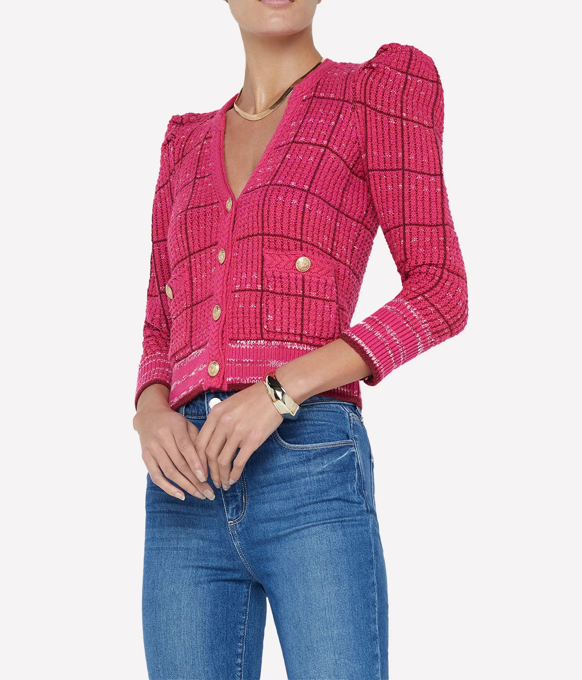 Jenni Cardigan in Pink Multi