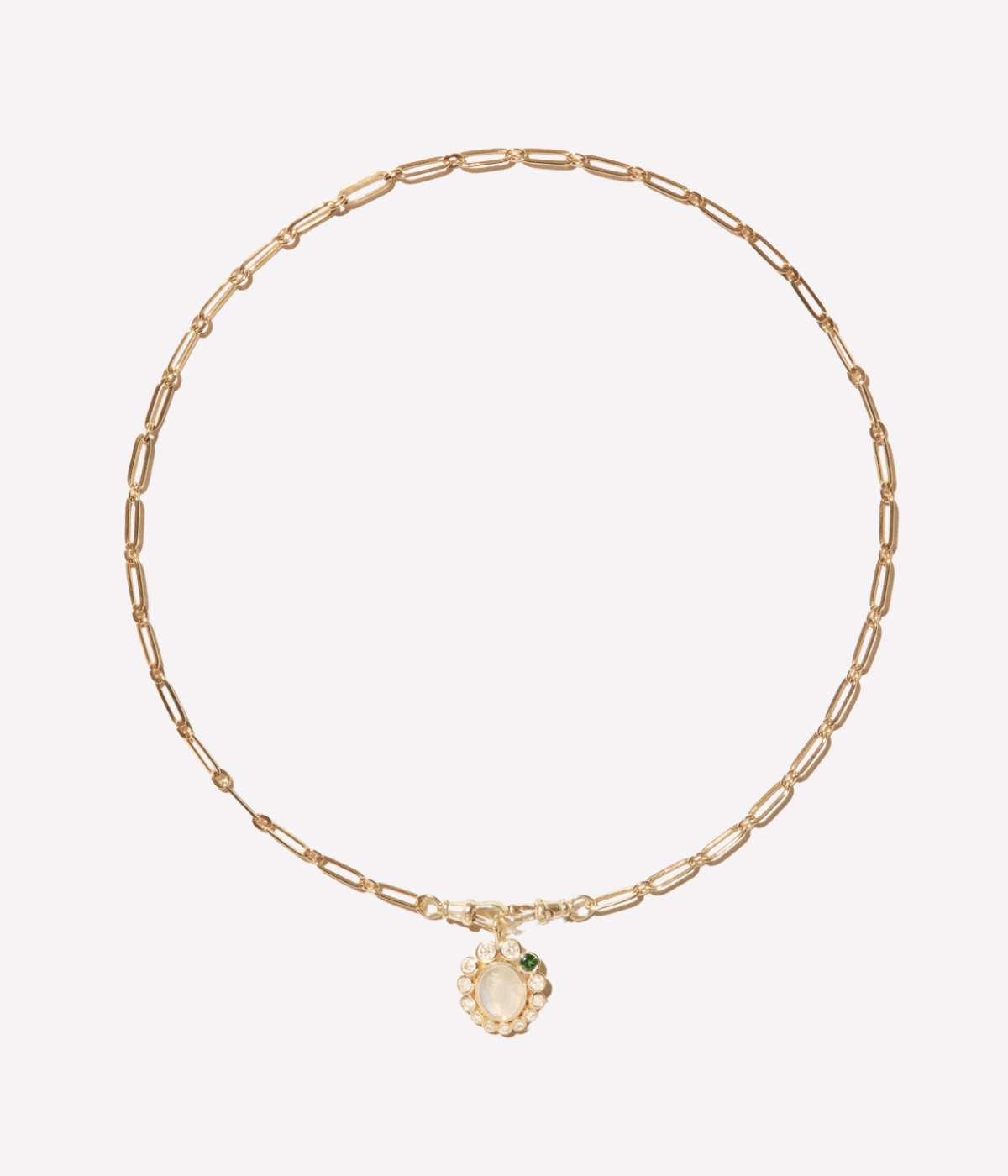 Jasmine Necklace in Diamond