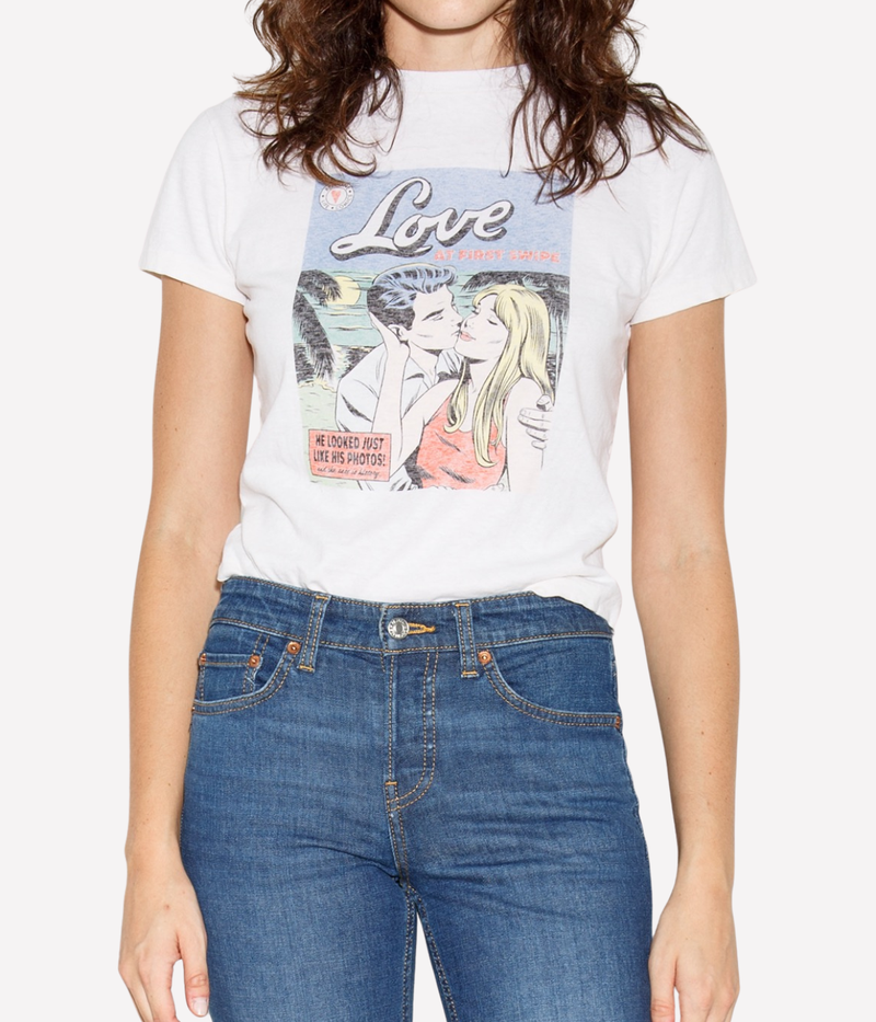 Classic Tee Swipe In Vintage White