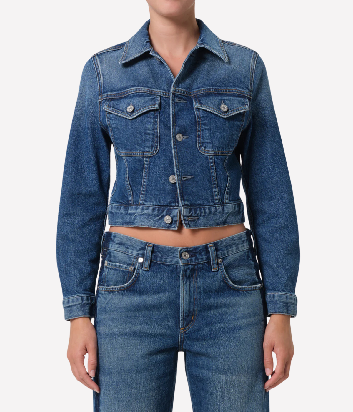Charisse Shrunken Jacket In Briar