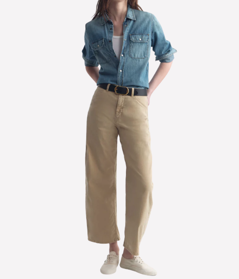 Tribeca Pant In Vintage Washed Solstice