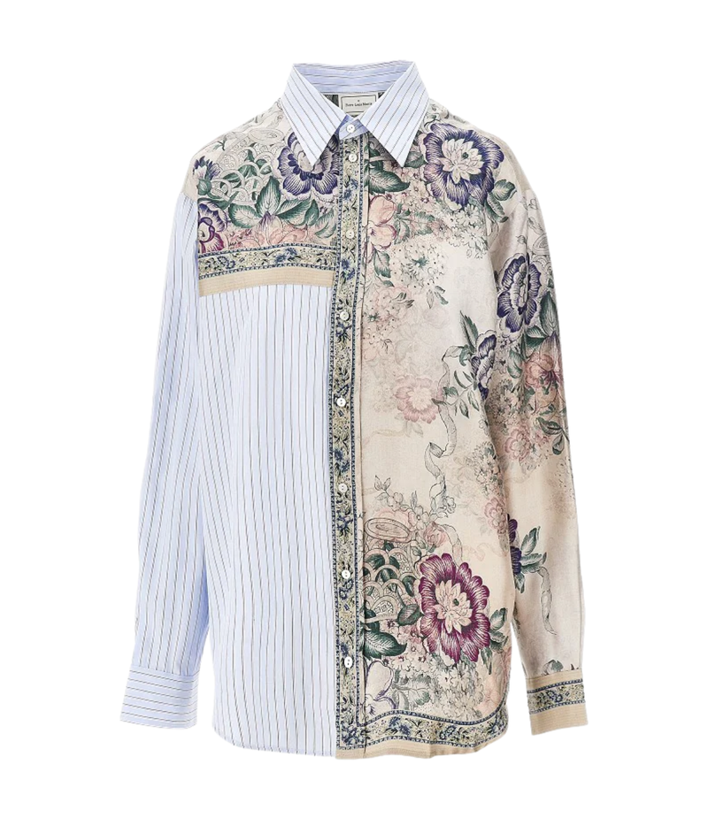 Aloe Silk Longsleeve Shirt in 517862/101