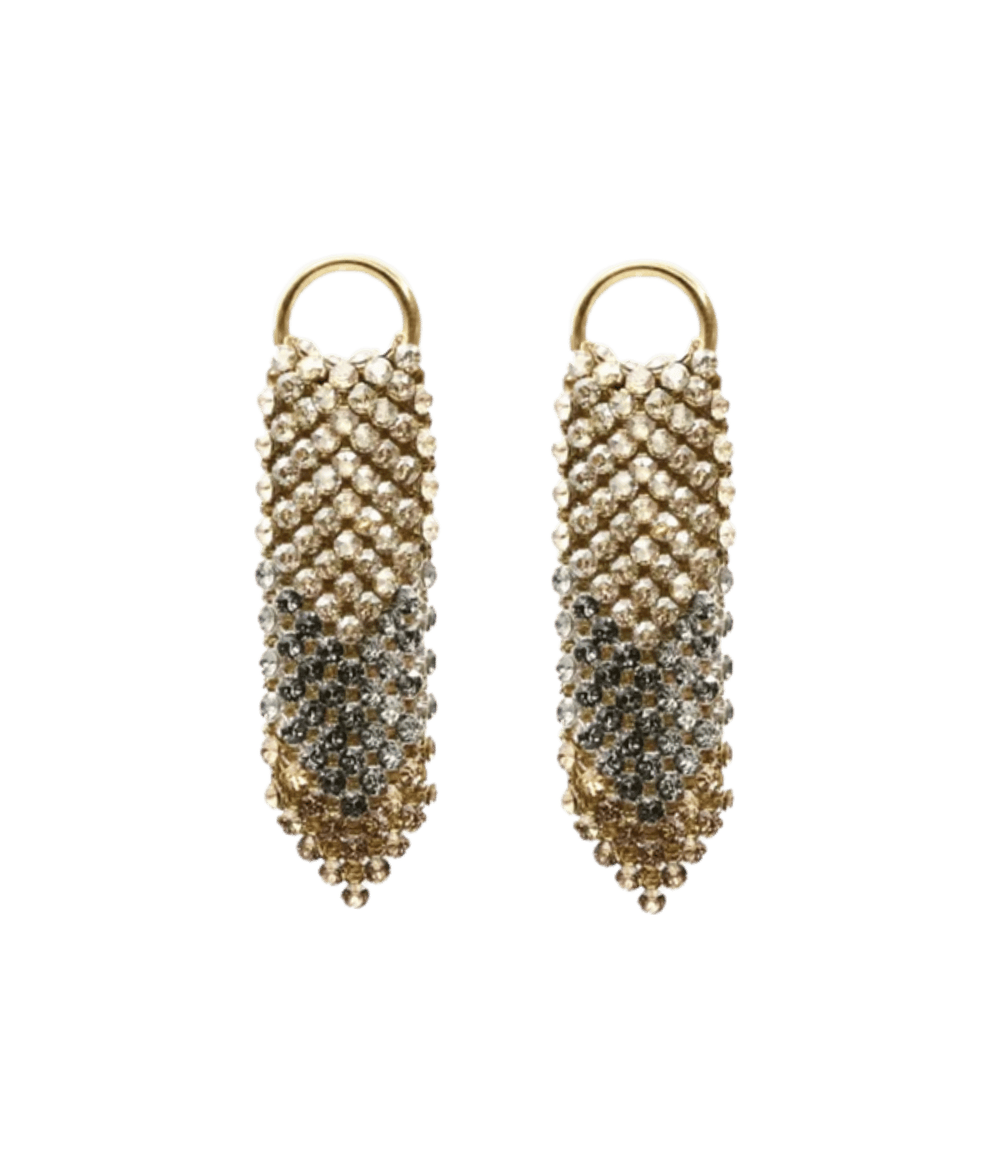 Gentle Earrings in Gold and Grey