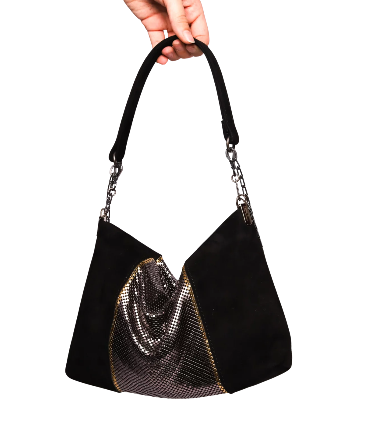 Alaya Bag in Black Gunmetal