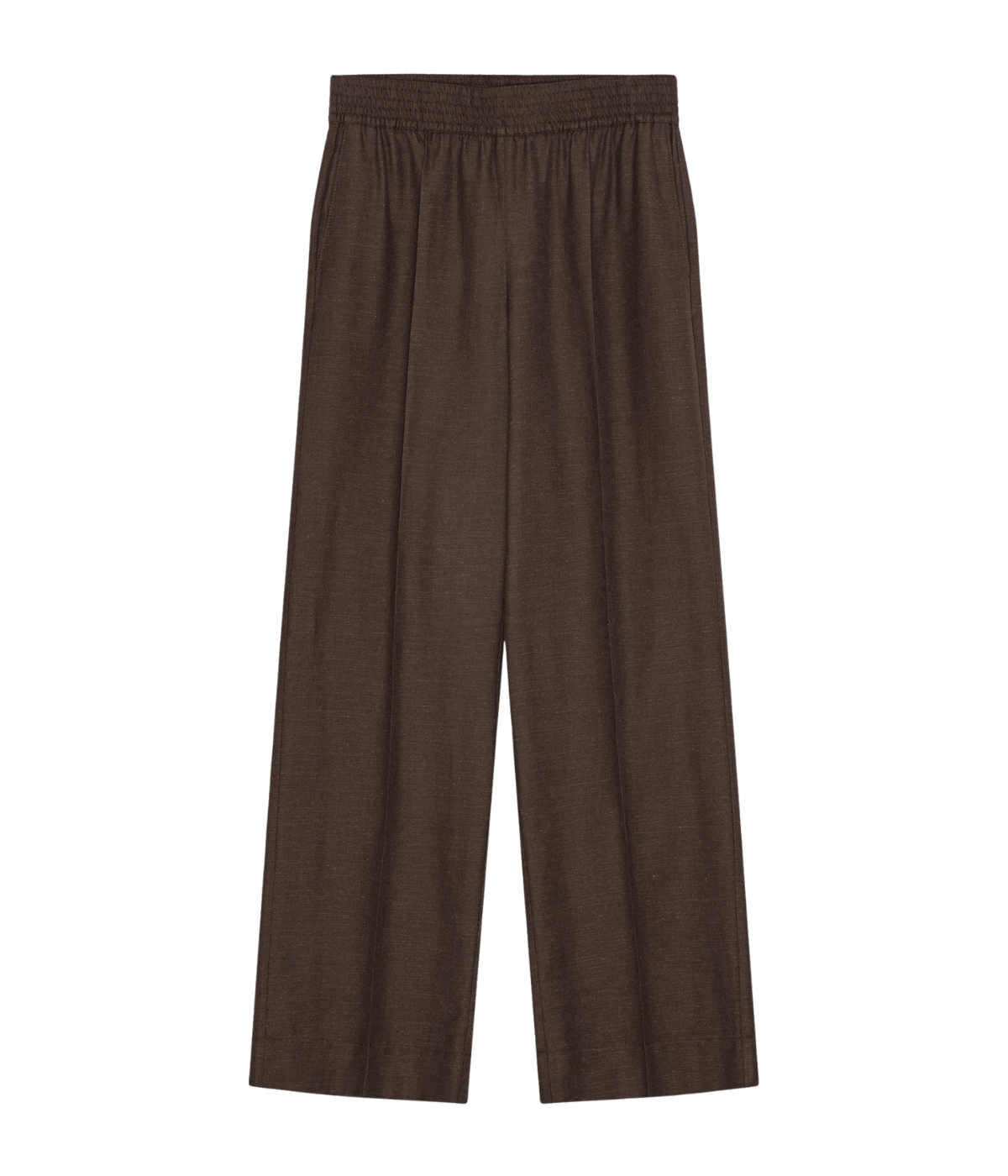Pinky Midt Waist Pant In Java Brown
