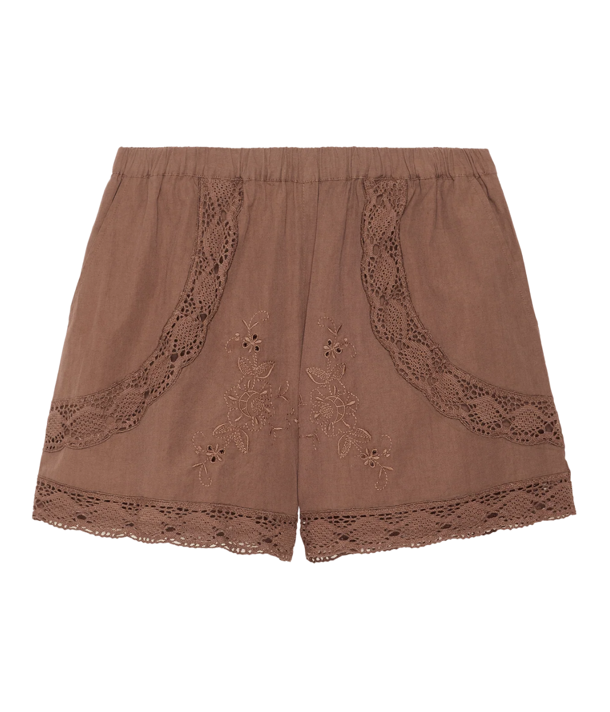 Agathe Shorts in Mole