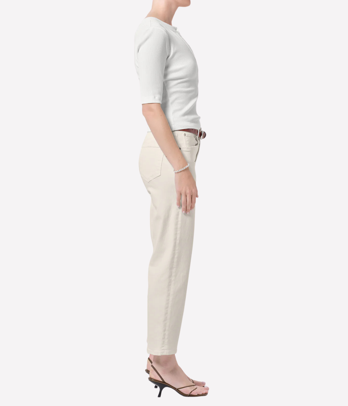 Palma Straight Jean in Almond