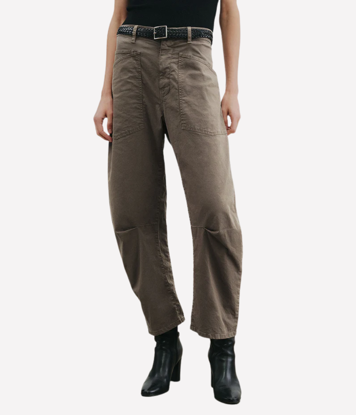 Shon Pant in Army Grey