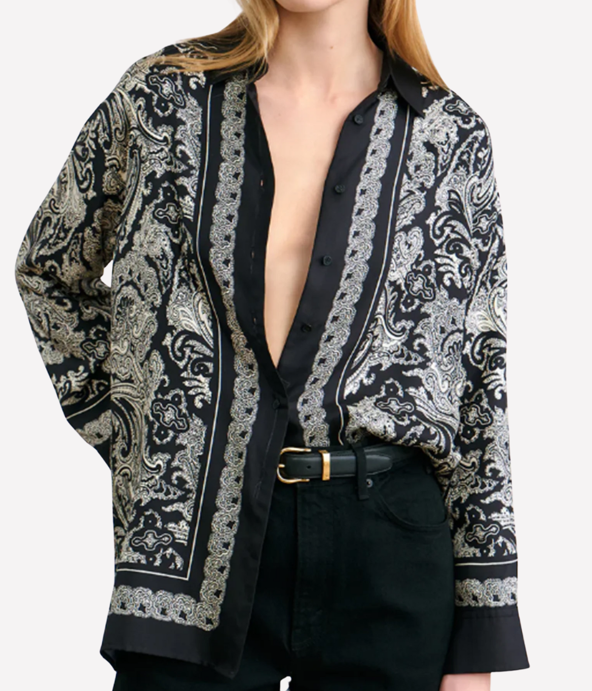 Alfie Printed Shirt in Paisley