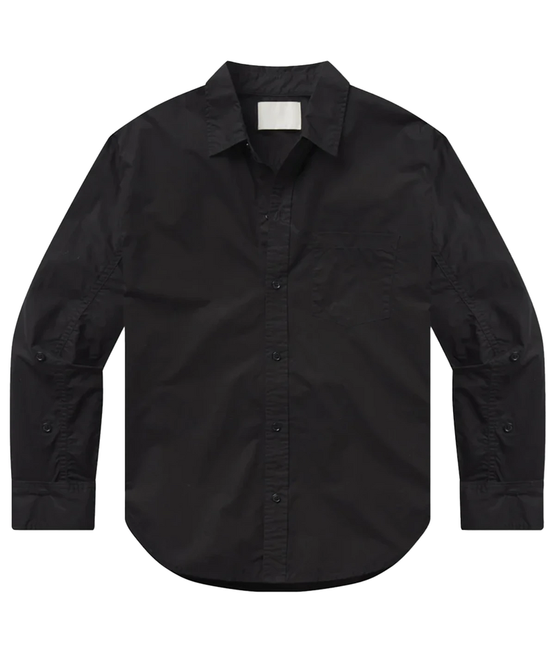 Kayla Shrunken Shirt In Black