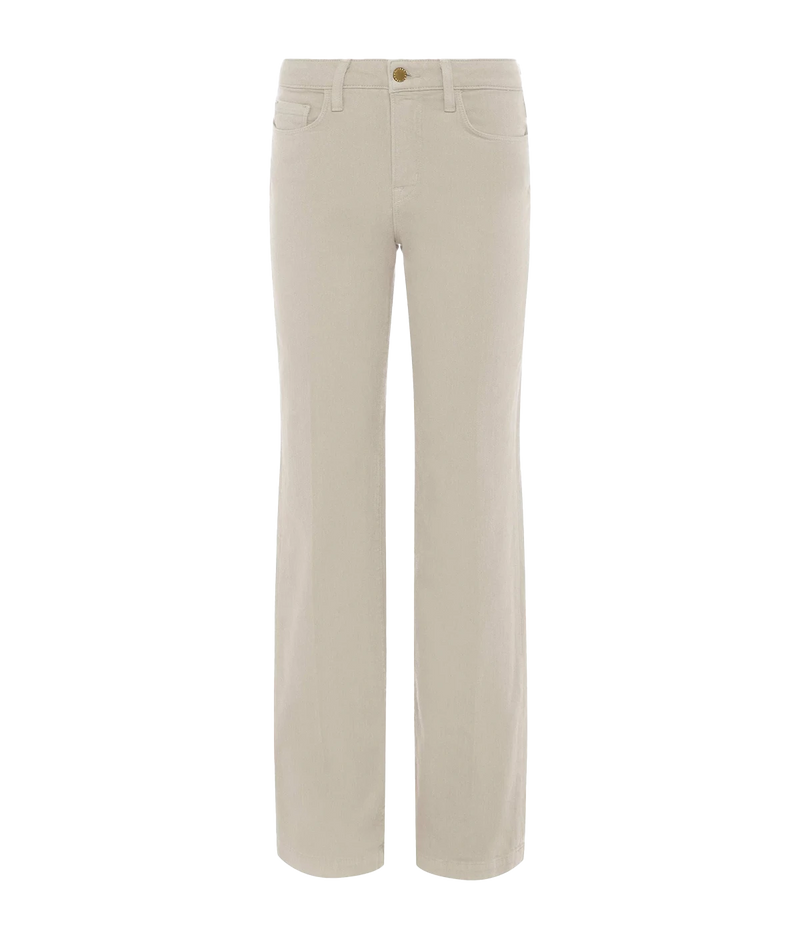 Scottie High Rise Wide Leg Jean In Biscuit