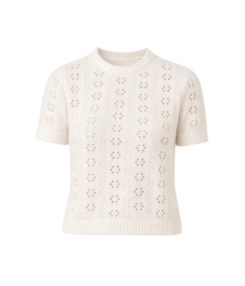 Monica Sweater In SWAN