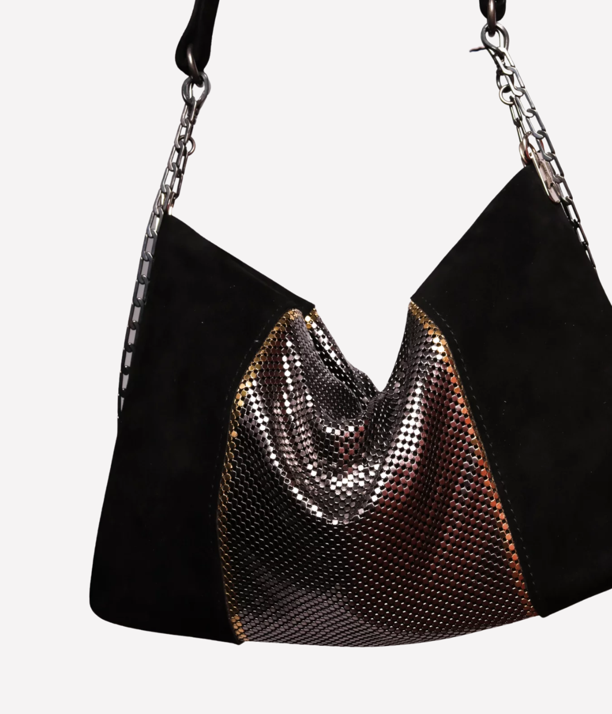 Alaya Bag in Black Gunmetal