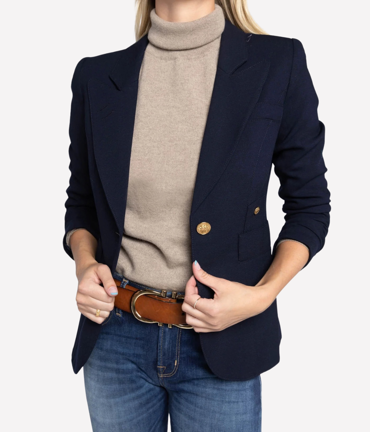 Classic Duchess Blazer in Navy