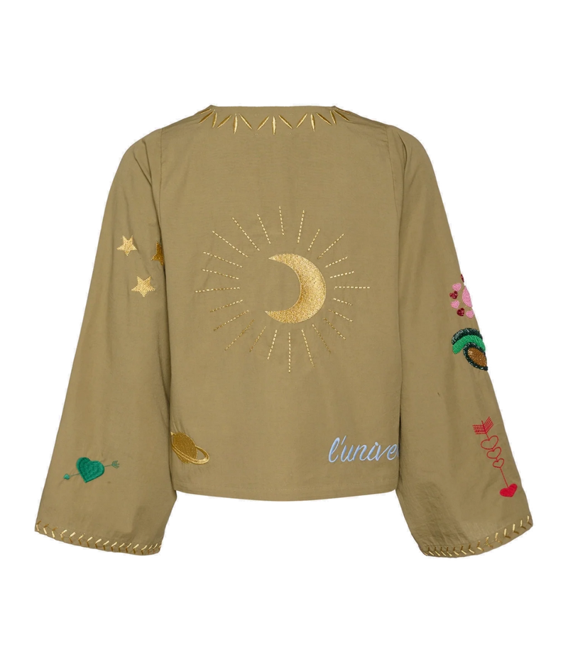 Sophie Top In Khaki