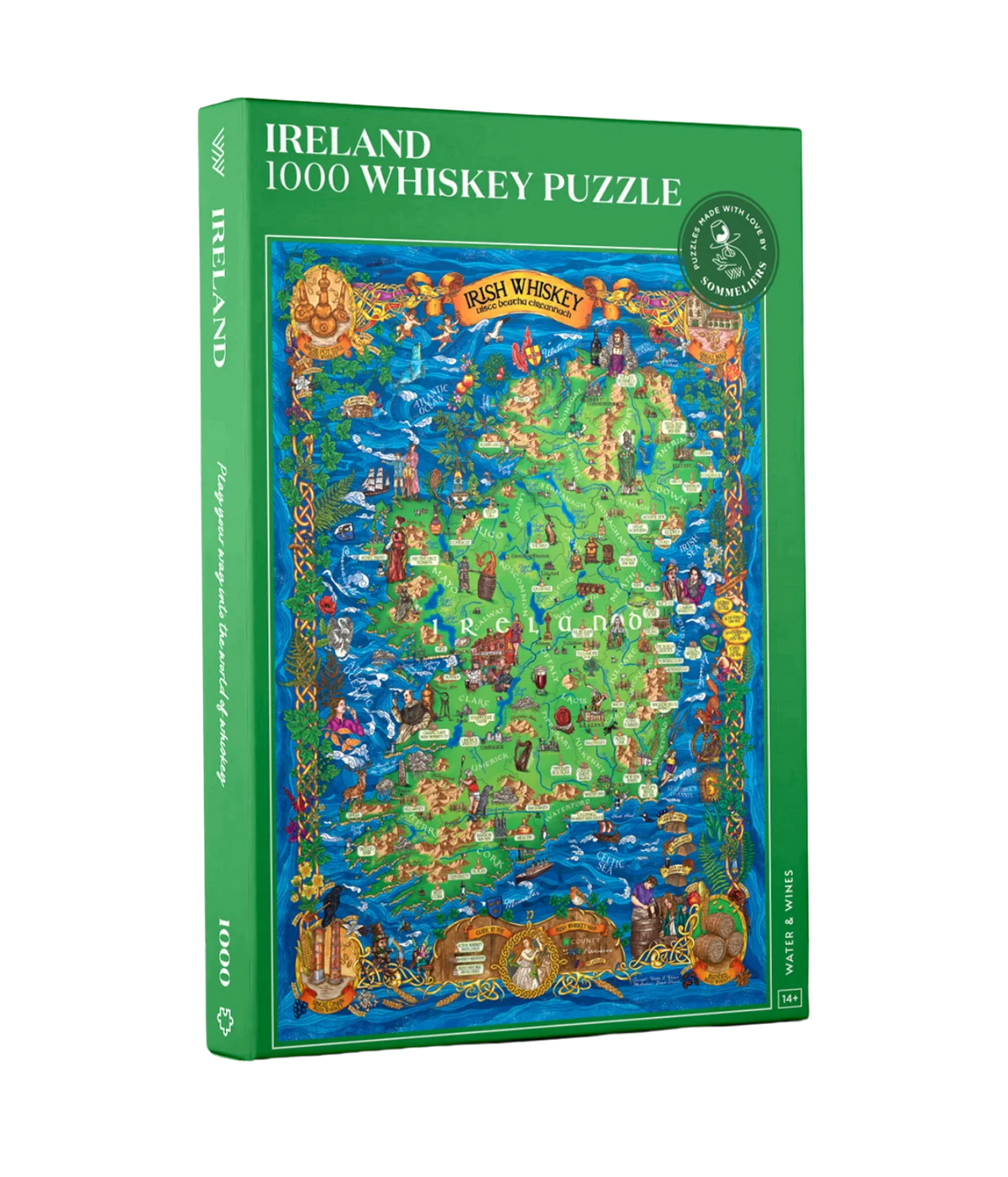 1000 Piece Puzzle in Irish Whisky