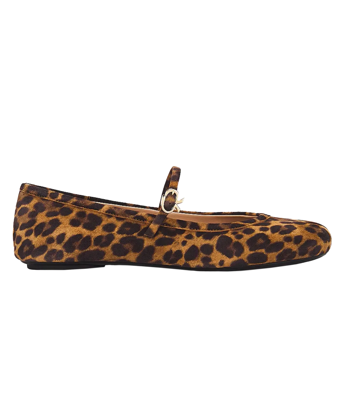 Carla Ballet Flat In Almond Leopard