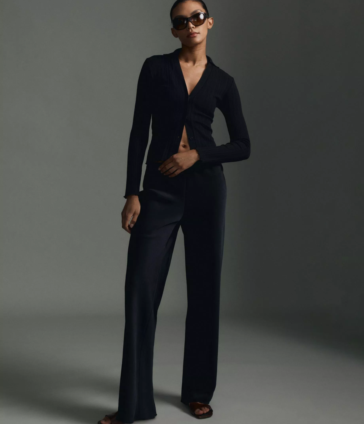Fluid Bias Pant in Black