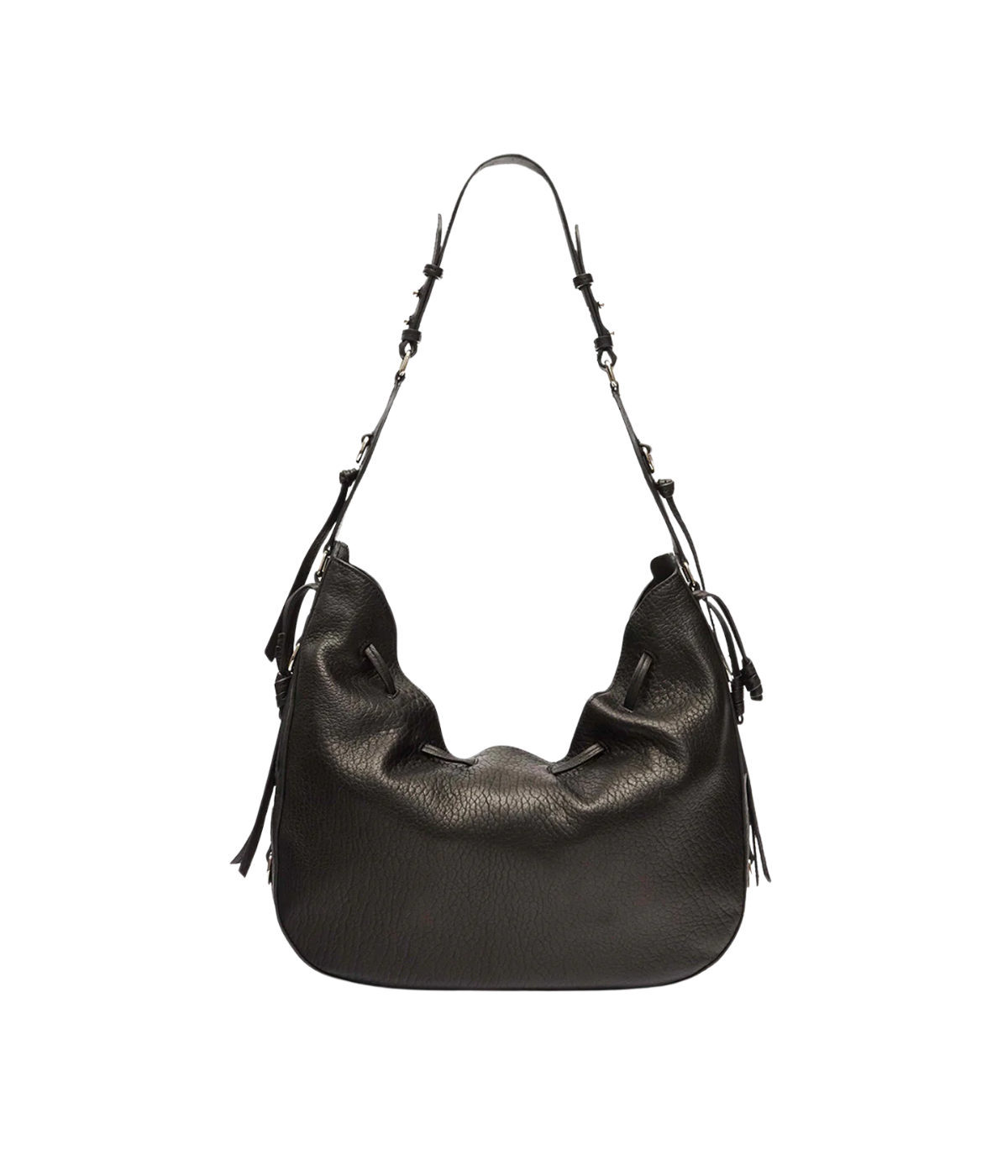 Bolton Hobo In Black Silver