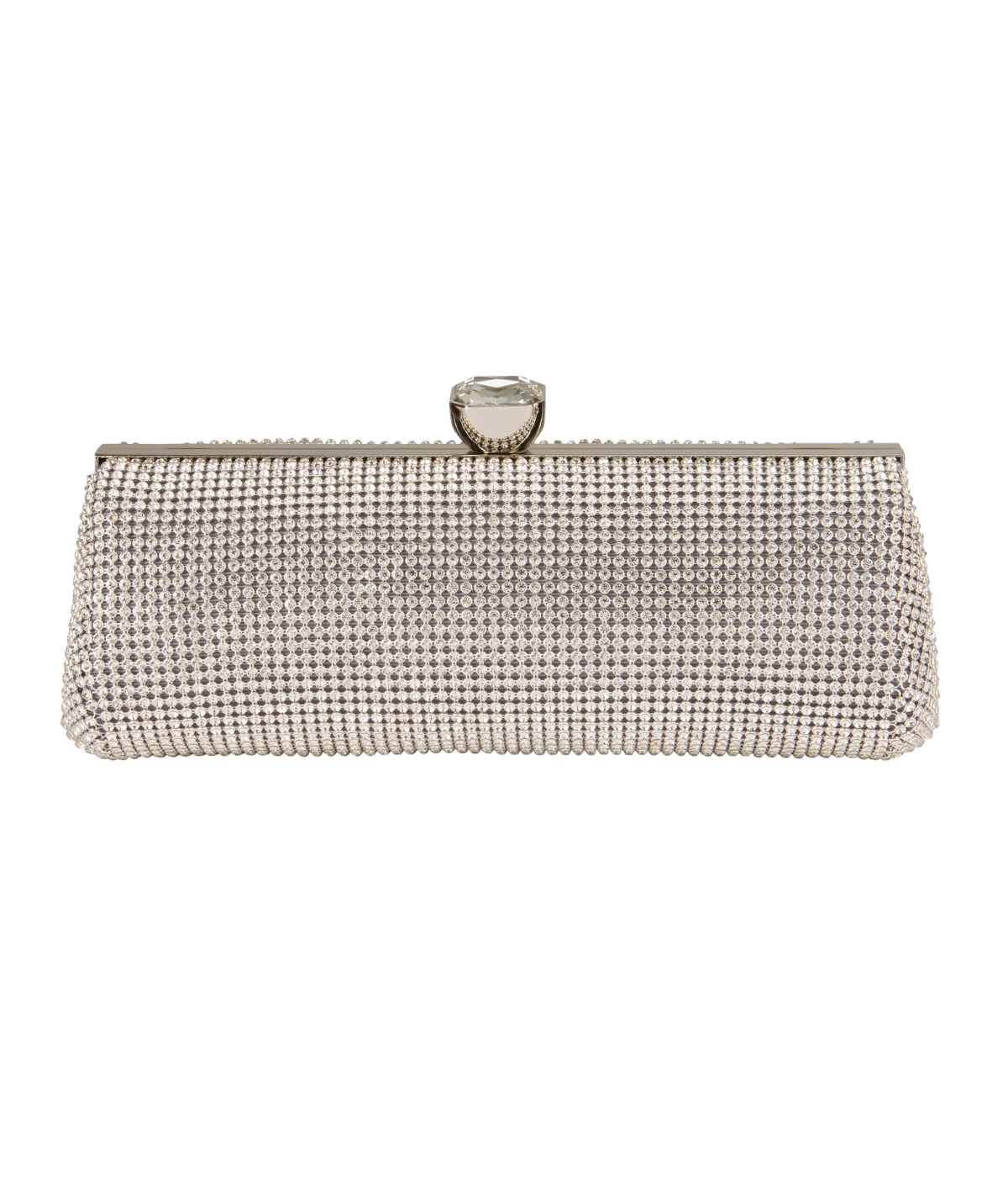 Grace Crystal Top Clutch in AB Crystal